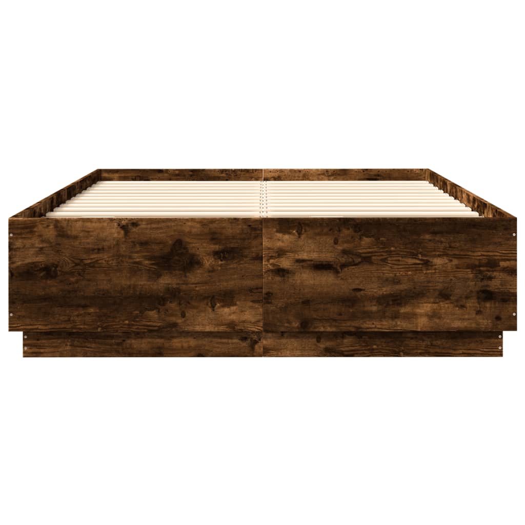 Okvir kreveta boja hrasta 120x200 cm od konstruiranog drva