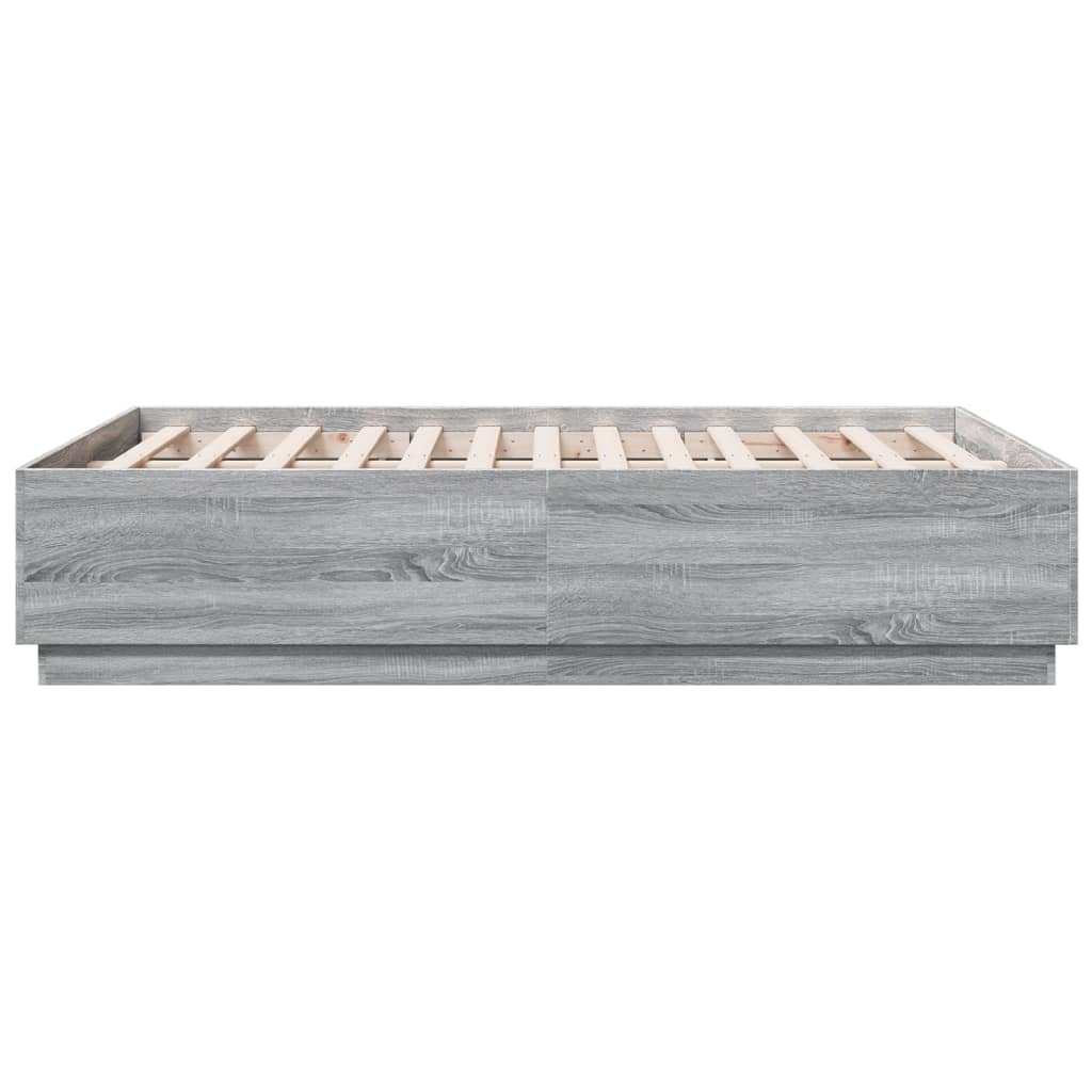 Okvir za krevet boja hrasta 140x190 cm od konstruiranog drva