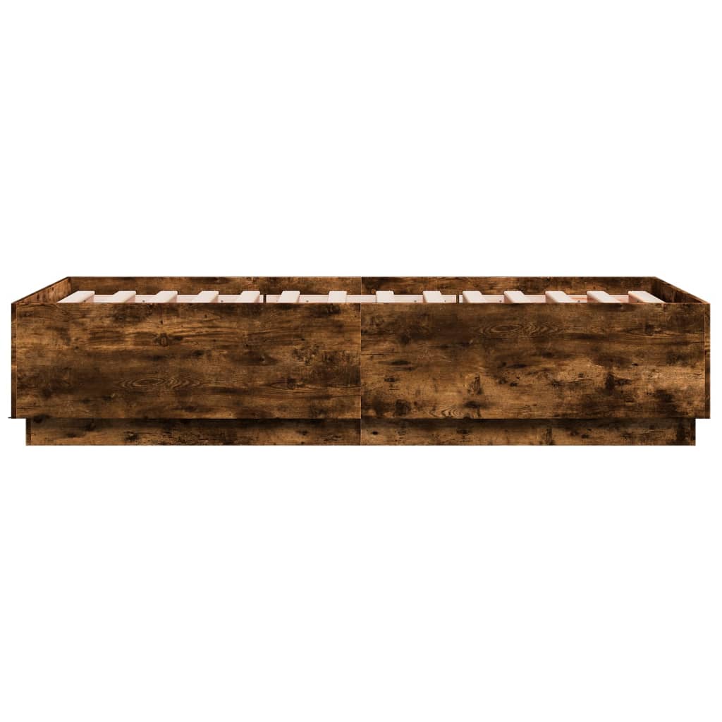 Okvir za krevet boja hrasta 90x190 cm konstruirano drvo