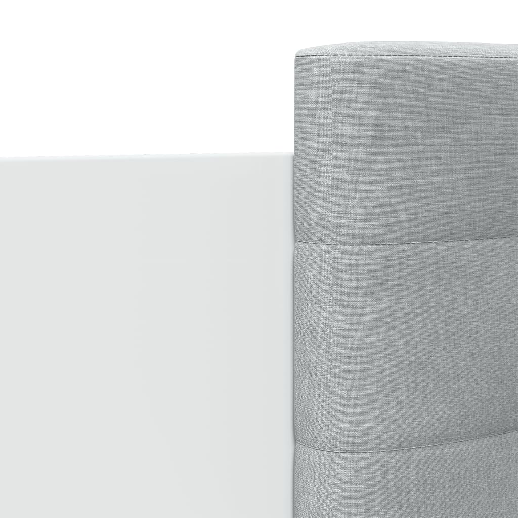 Okvir za krevet s uzglavljem bijeli 150x200cm konstruirano drvo