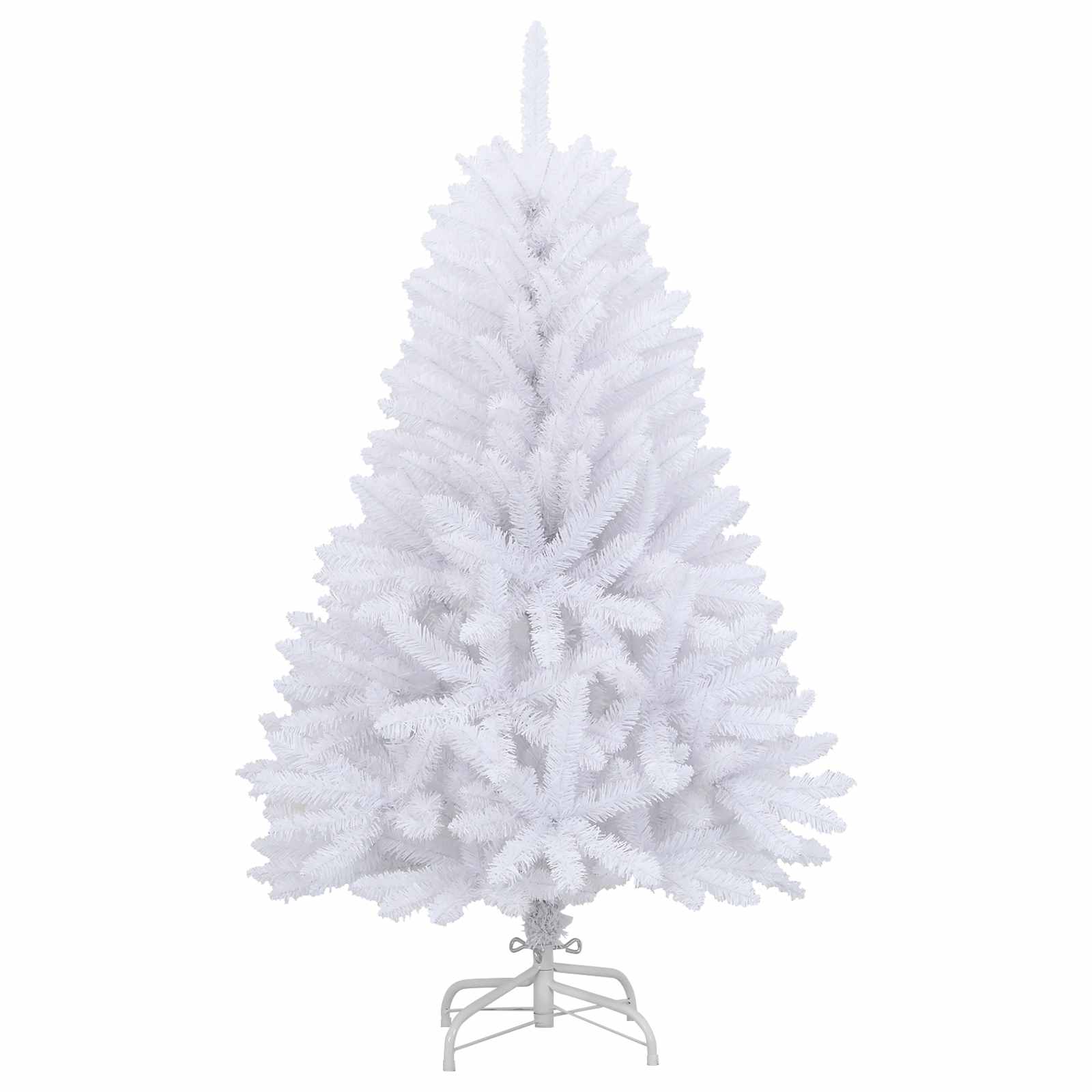 Umjetno božićno drvce Bijelo 80 x 80 x 150 cm PVC i metal