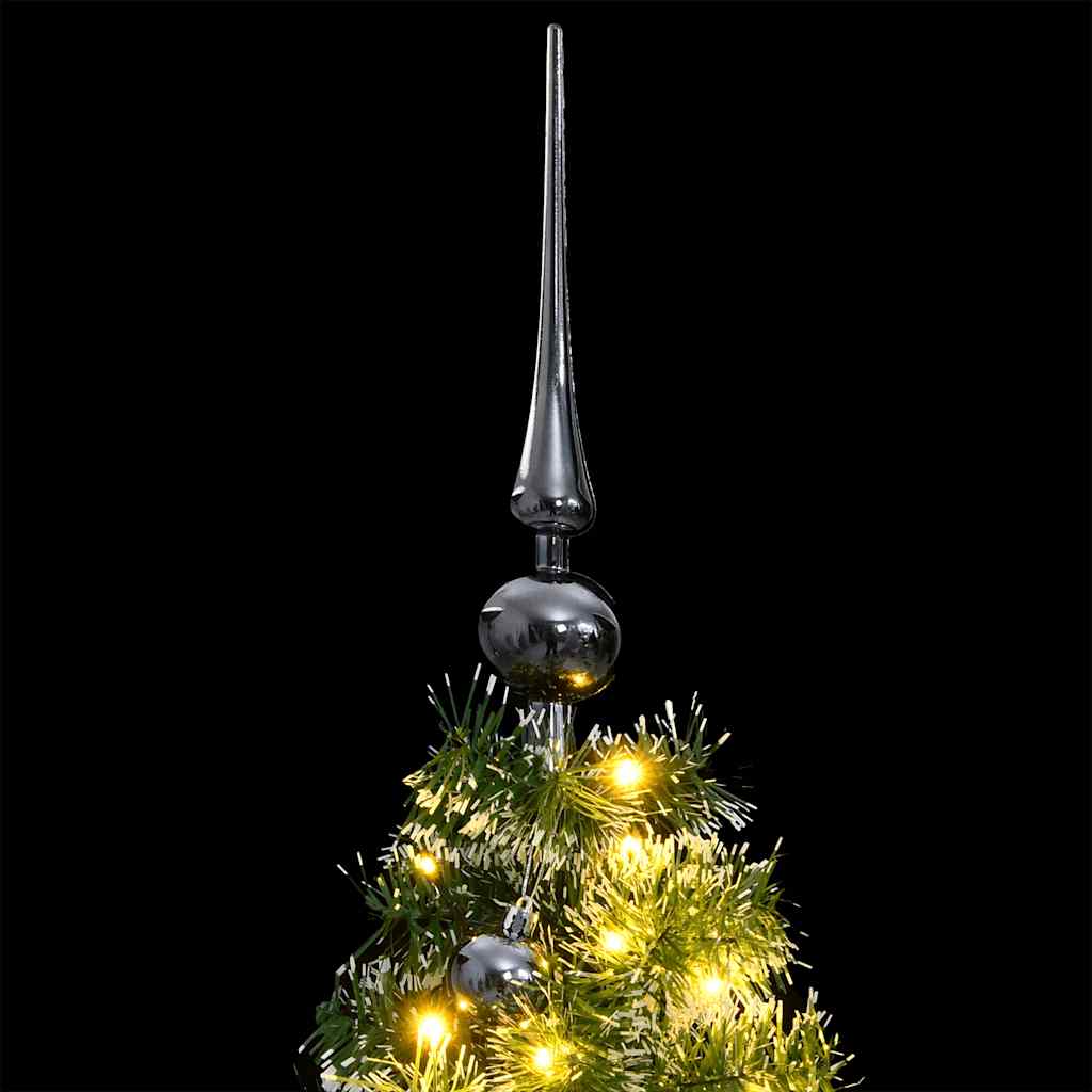 Umjetno božićno drvce 150 LED sa šarkama i kuglicama 150 cm