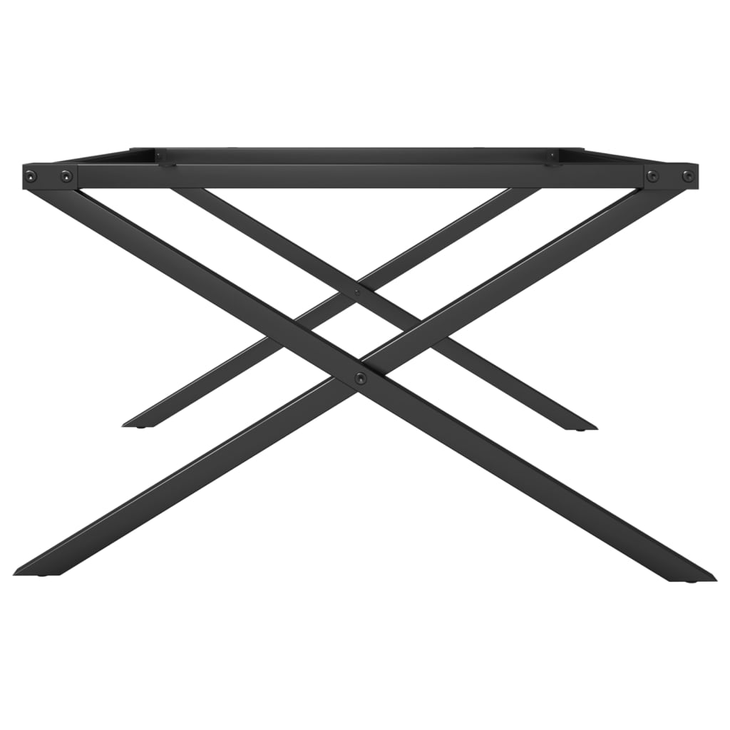 Noge za stolić za kavu s X-oblikom 70x60x43 cm čelik