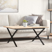Noge za stolić za kavu s X-oblikom 70x60x43 cm čelik