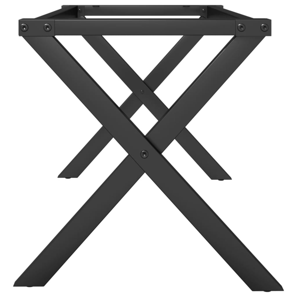 Noge za stolić za kavu s X-oblikom 70x30x43 cm čelik