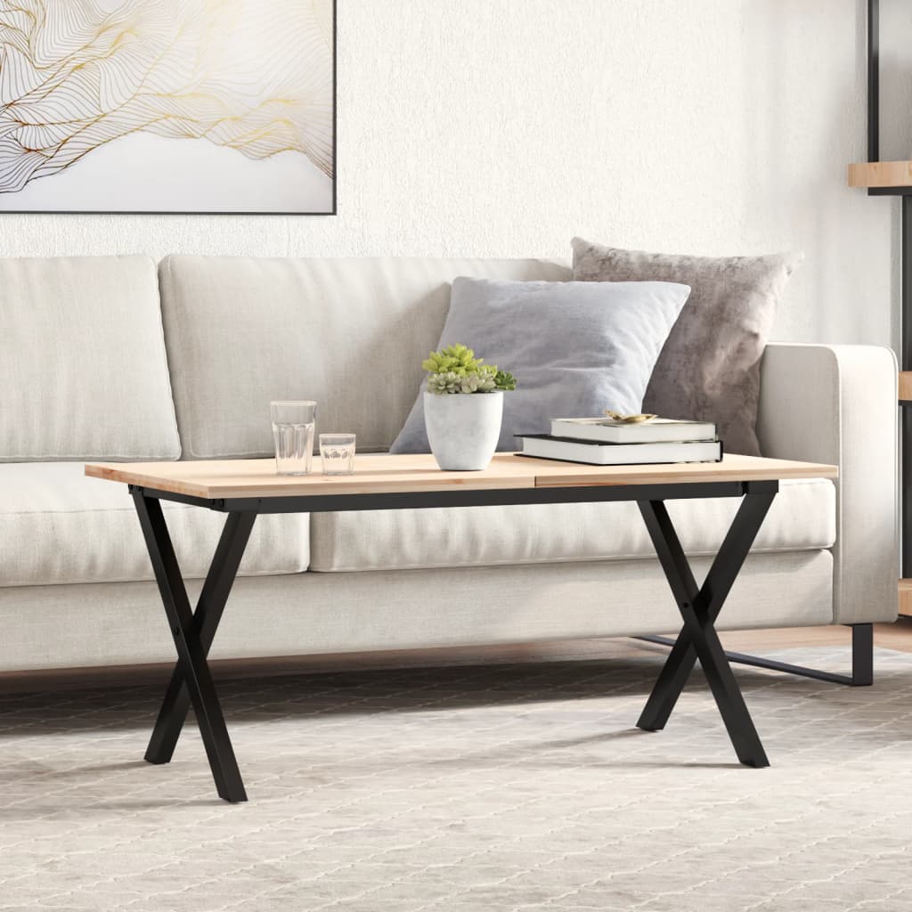 Noge za stolić za kavu s X-oblikom 80x40x43 cm čelik