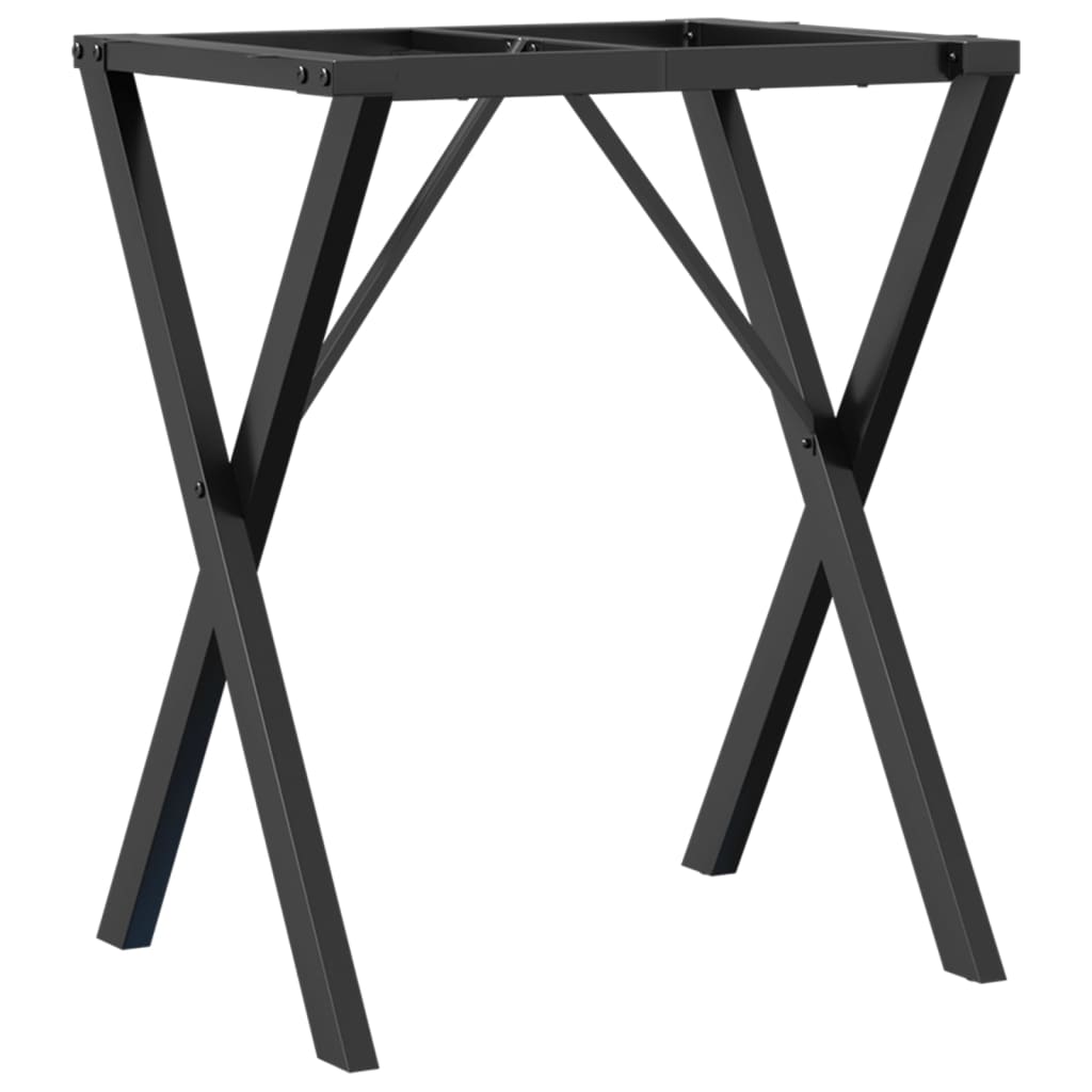 Noge za blagovaonski stol X-oblika 60x40x73 cm čelik