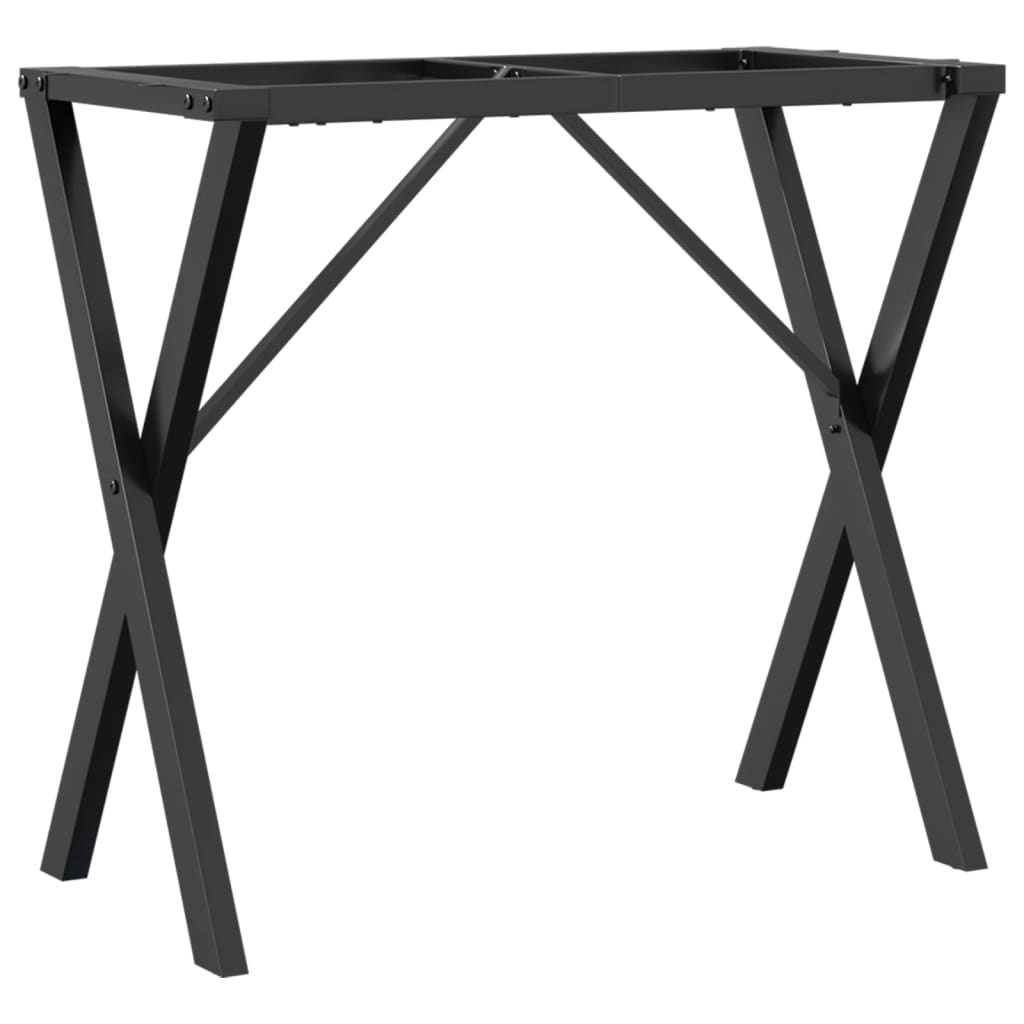 Noge za blagovaonski stol X-oblika 80x40x73 cm čelik