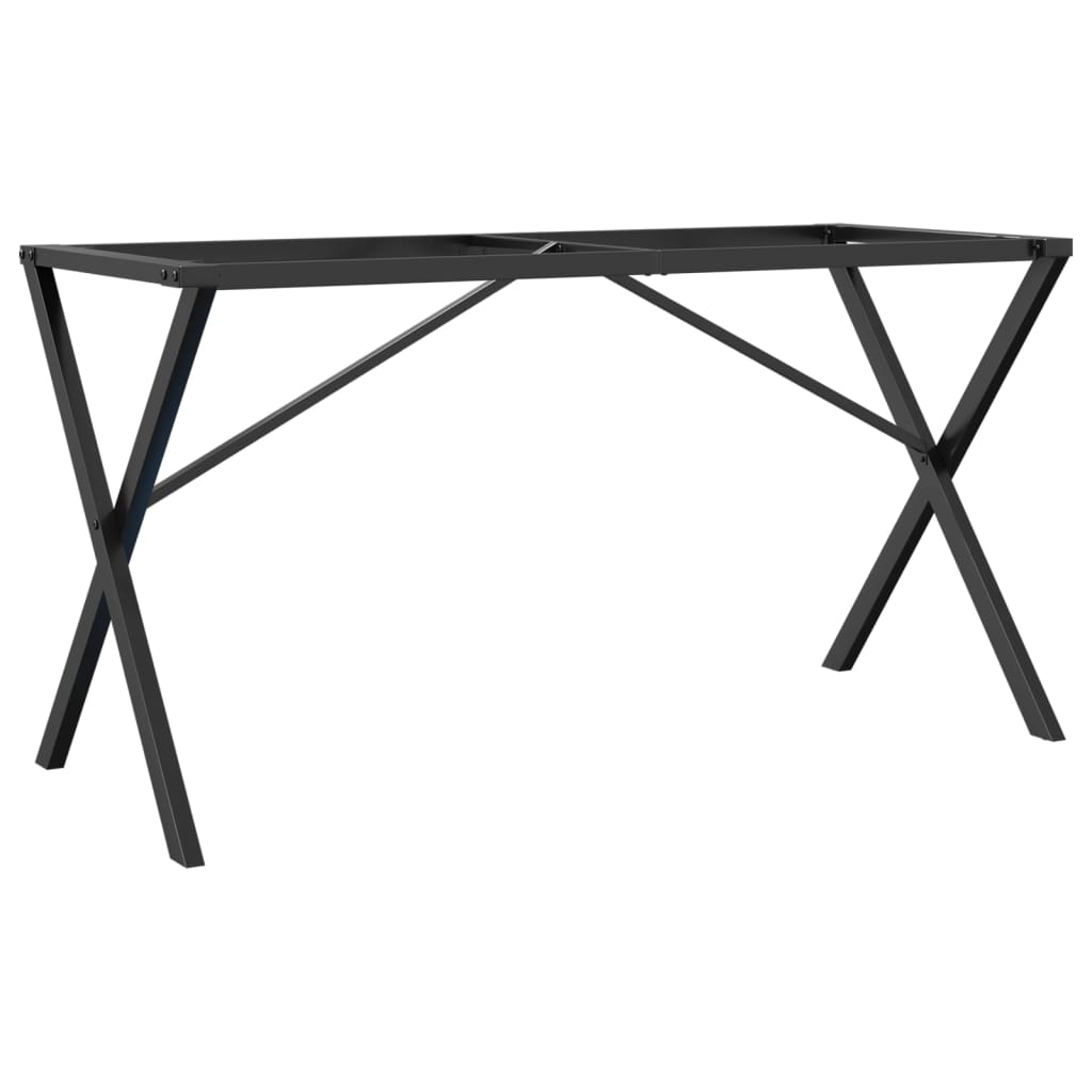 Noge za blagovaonski stol X-oblika 120x60x73cm čelik