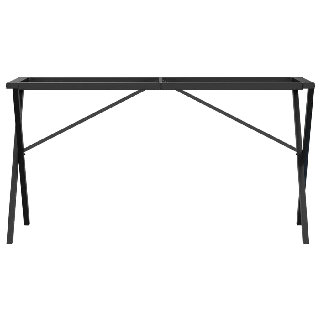 Noge za blagovaonski stol X-oblika 140x60x73cm čelik
