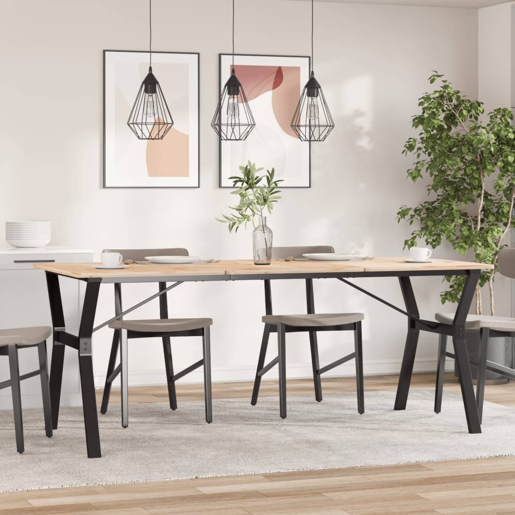 Noge za blagovaonski stol Y-oblika 180x80x73cm čelik