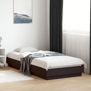 Okvir za krevet crni 100x200 cm konstruirano drvo