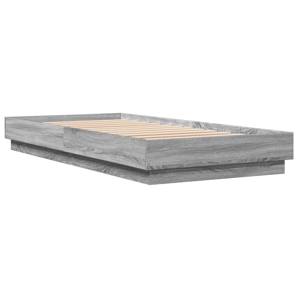 Okvir za krevet boja hrasta 90x200 cm od konstruiranog drva