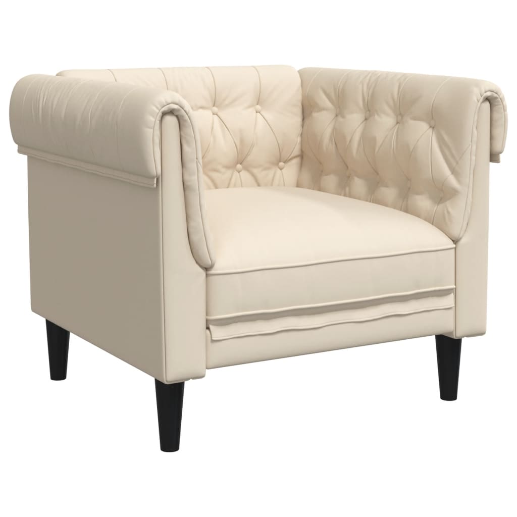 3-dijelni set sofa krem od mikrovlakana