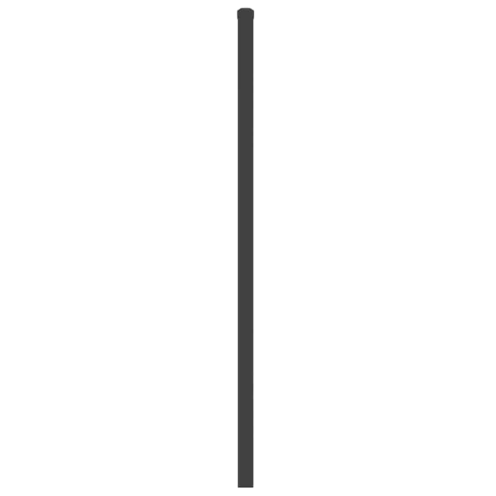 Metalno zamjensko uzglavlje crno 100 cm