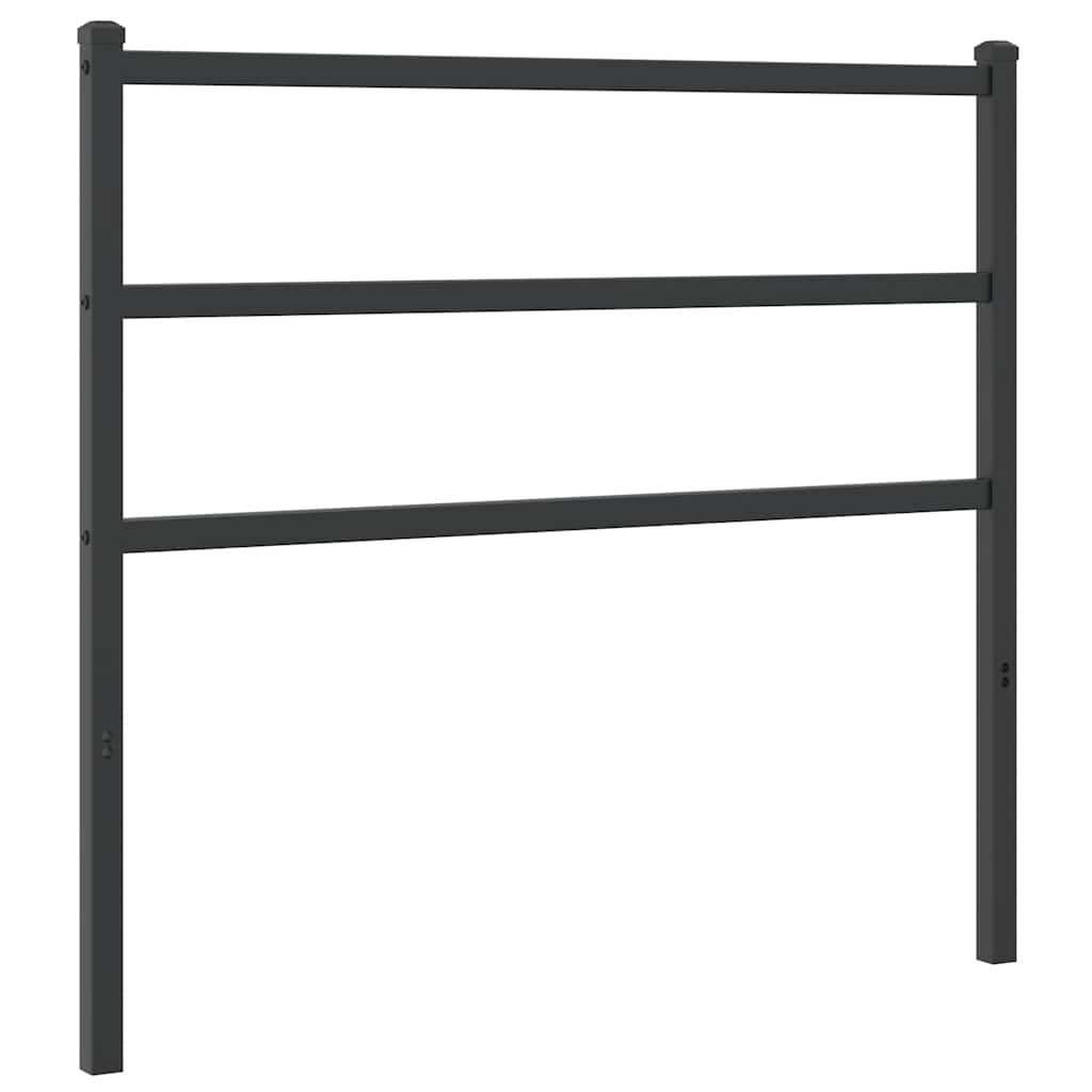 Metalno zamjensko uzglavlje crno 107 cm