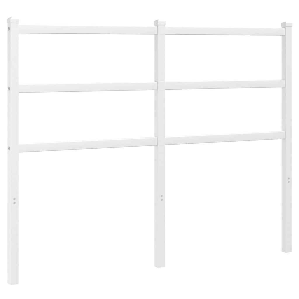 Metalno zamjensko uzglavlje bijelo 120 cm
