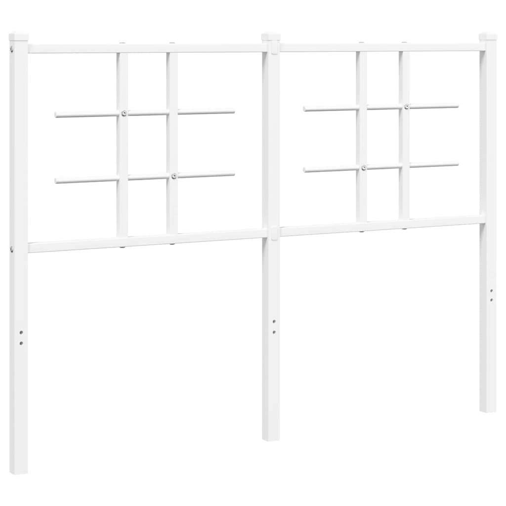 Metalno zamjensko uzglavlje bijelo 120 cm