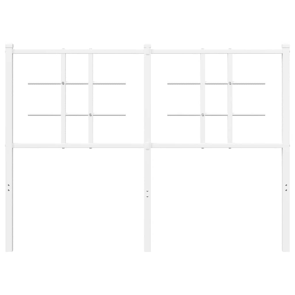 Metalno zamjensko uzglavlje bijelo 120 cm