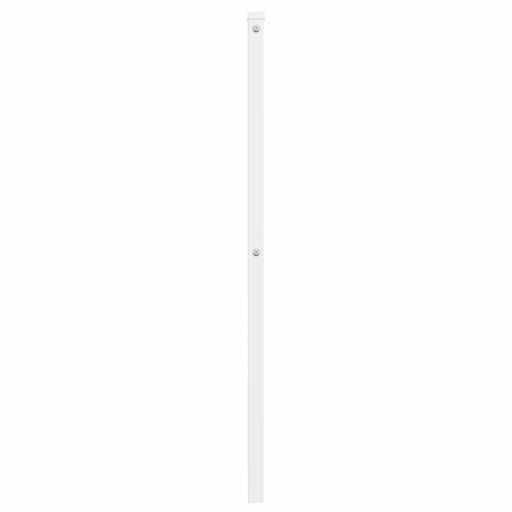 Metalno zamjensko uzglavlje bijelo 135 cm