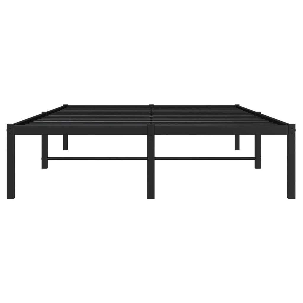 Metalni okvir za krevet crni 120 x 190 cm