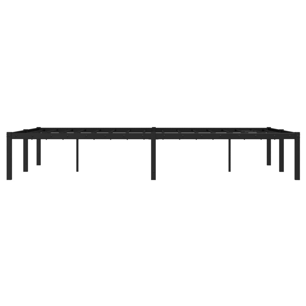 Metalni okvir za krevet crni 120 x 190 cm