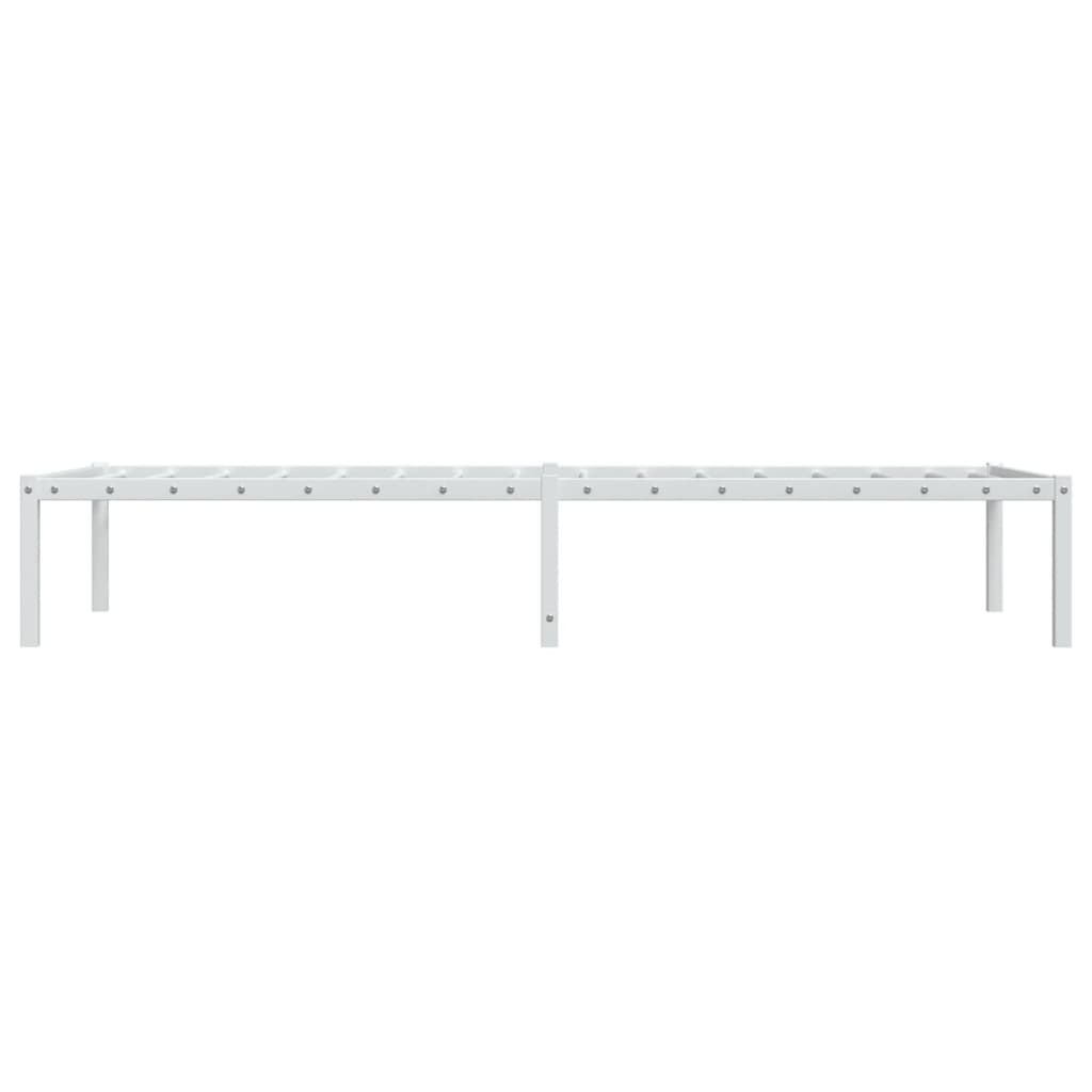 Metalni okvir za krevet bijeli 80x200 cm