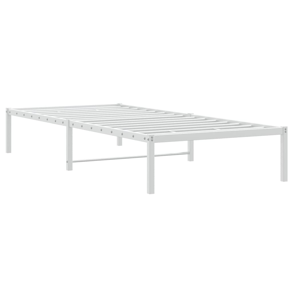 Metalni okvir za krevet bijeli 90x200 cm
