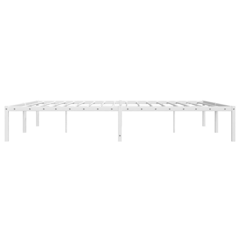 Metalni okvir za krevet bijeli 180x200 cm