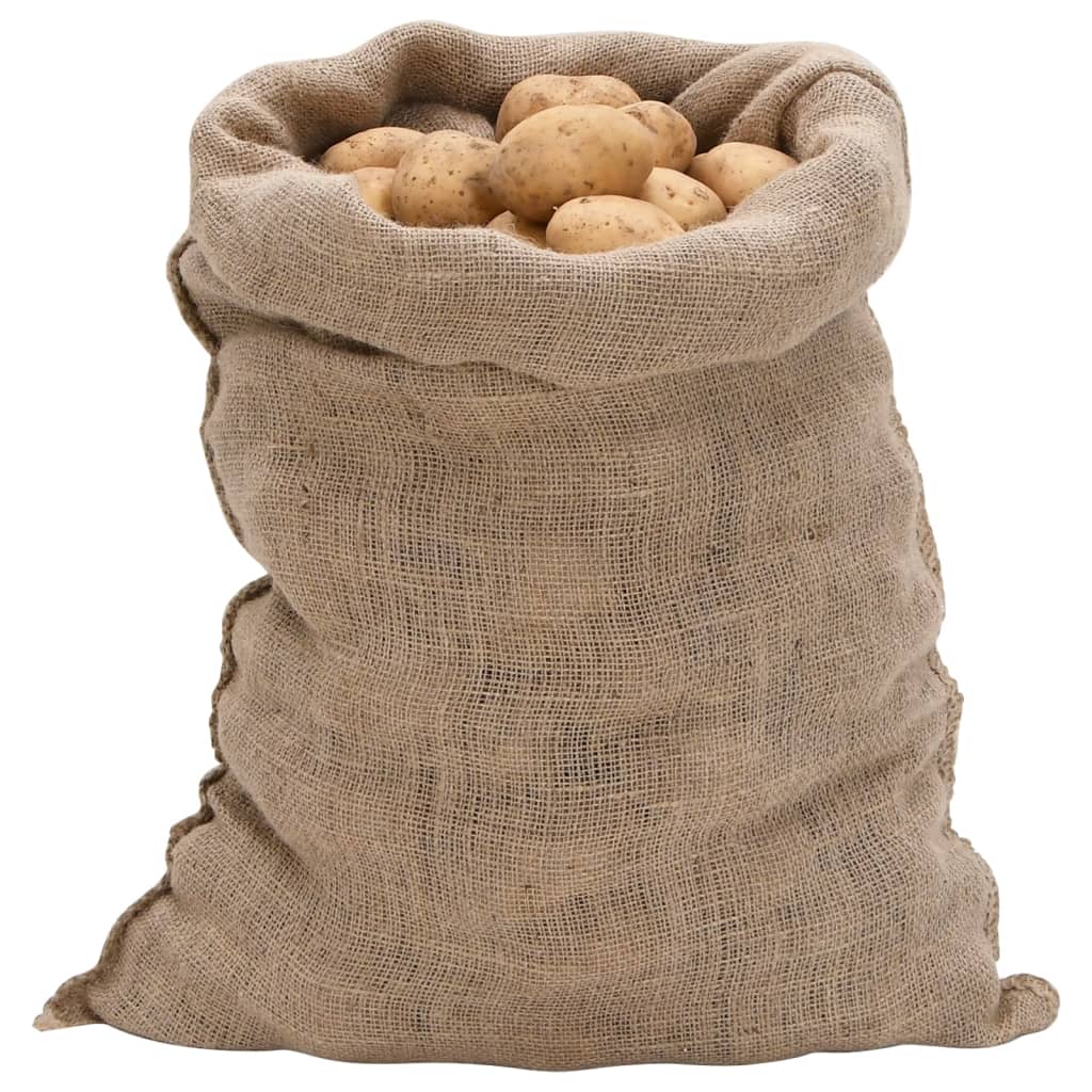Jutene vreće 5 kom 60 x 105 cm 100% juta 220 g/m²