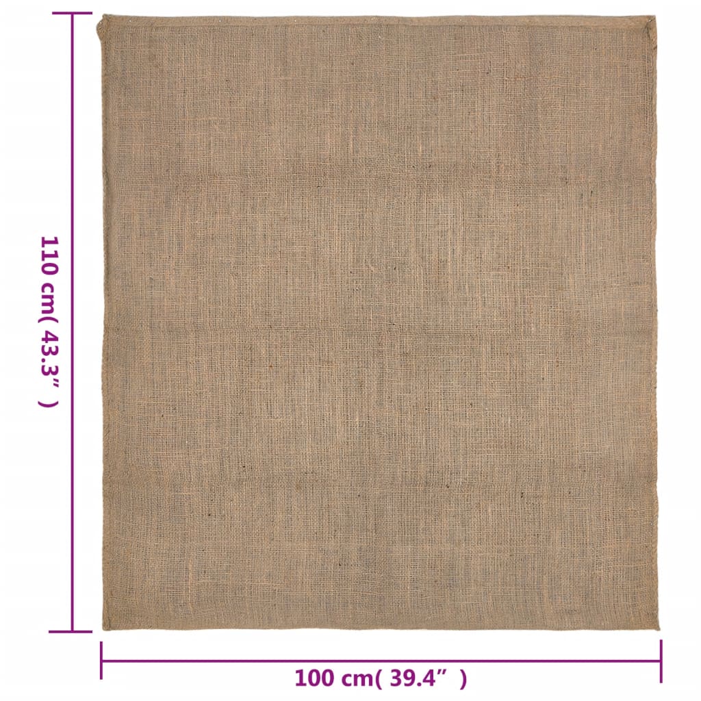 Jutene vreće 5 kom 100 x 110 cm 100% juta 220 g/m²