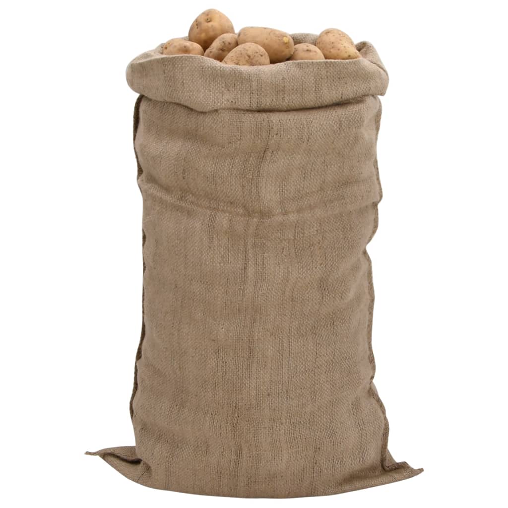 Jutene vreće 5 kom 65 x 135 cm 100 % juta 340 g/m²