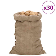 Jutene vreće 30 kom 60 x 105 cm 100 % juta 340 g/m²