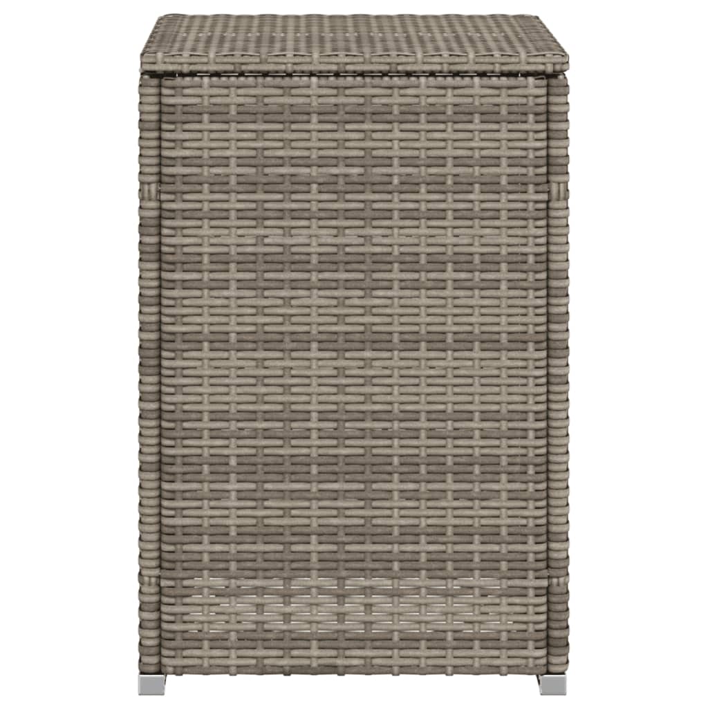 Pokrovni stol za spremnik propana sivi 40x40x60 cm poliratan