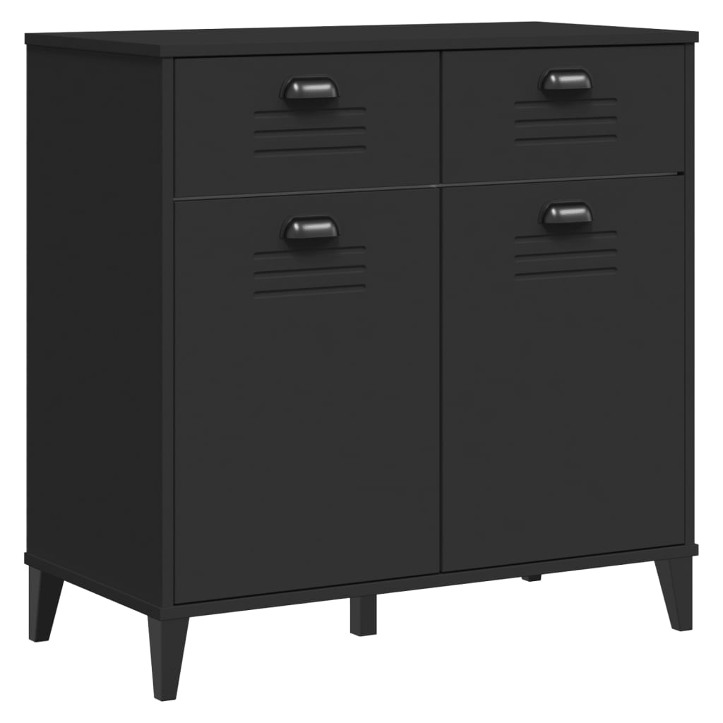 Komoda VIKEN crna 80 x 40 x 80 cm od konstruiranog drva