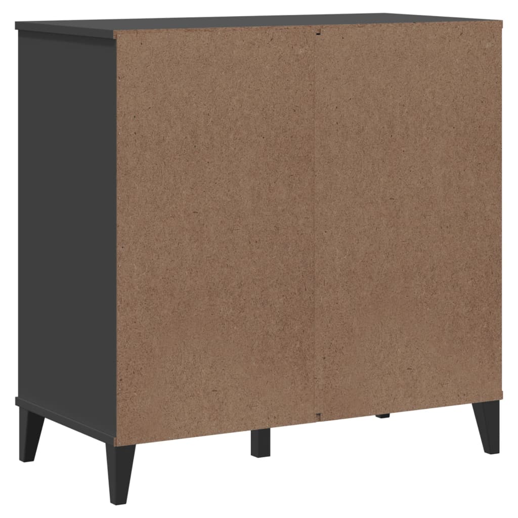 Komoda VIKEN antracit siva 80 x 40 x 80 cm konstruirano drvo