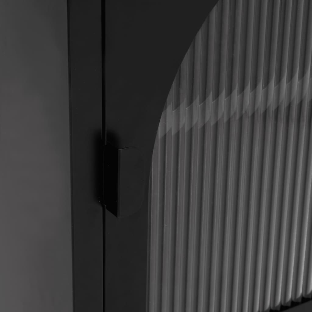 Noćni ormarići 2 kom crni 50 x 35 x 60 cm od stakla i čelika