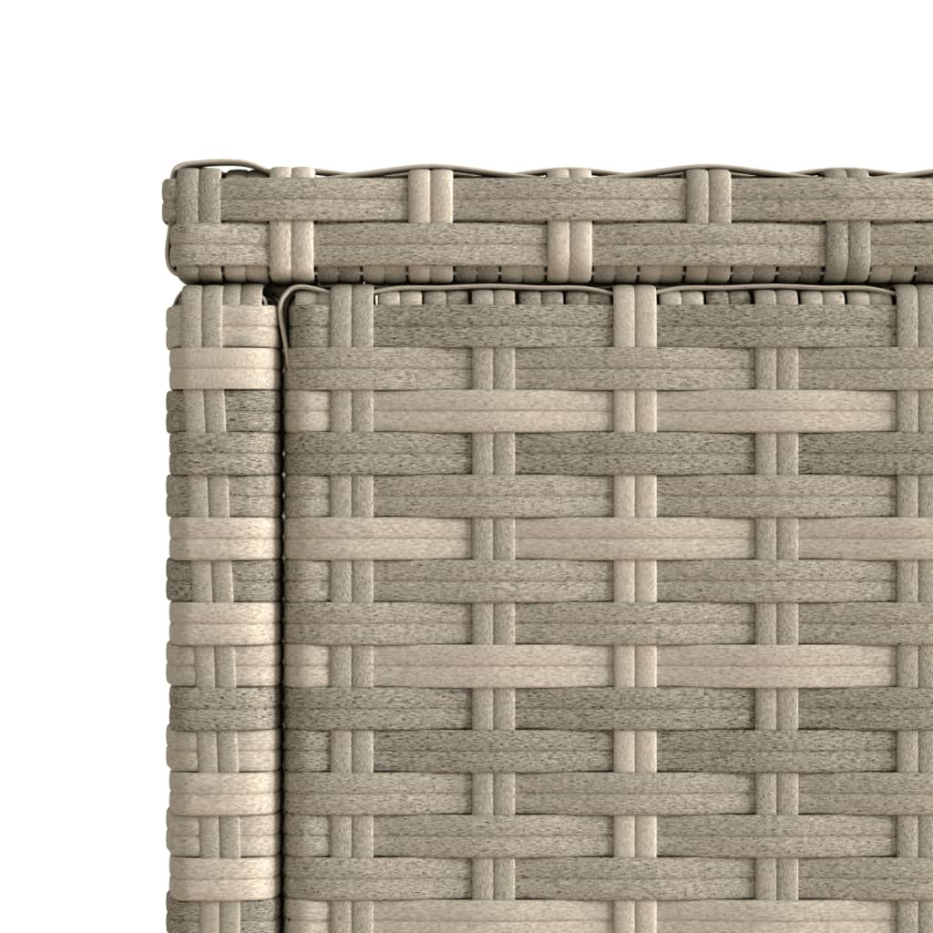 Vrtni stol sa staklenom pločom 58x27,5x55 cm od poliratana