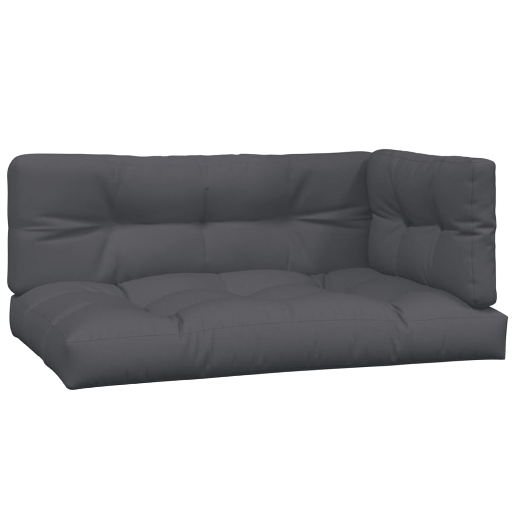 3-dijelni set vrtnih sofa od paleta s jastucima od drva bagrema