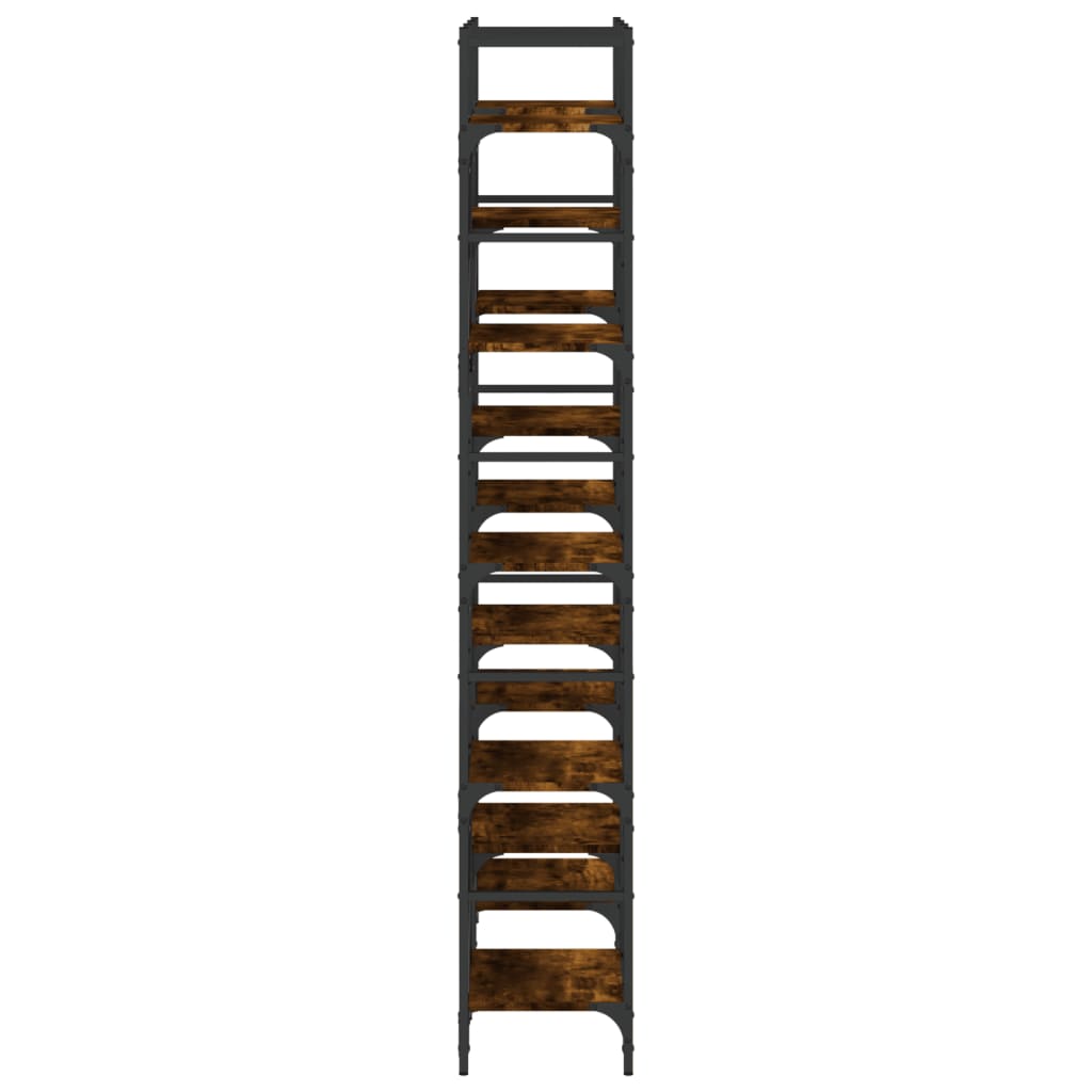 Police za knjige boja hrasta 127,5 x 28,5 x 172,5 cm drvene