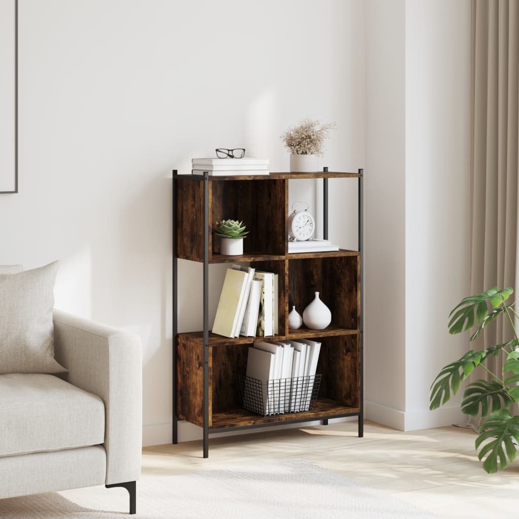 Regal za knjige boja hrasta 72x28x109 cm od konstruiranog drva