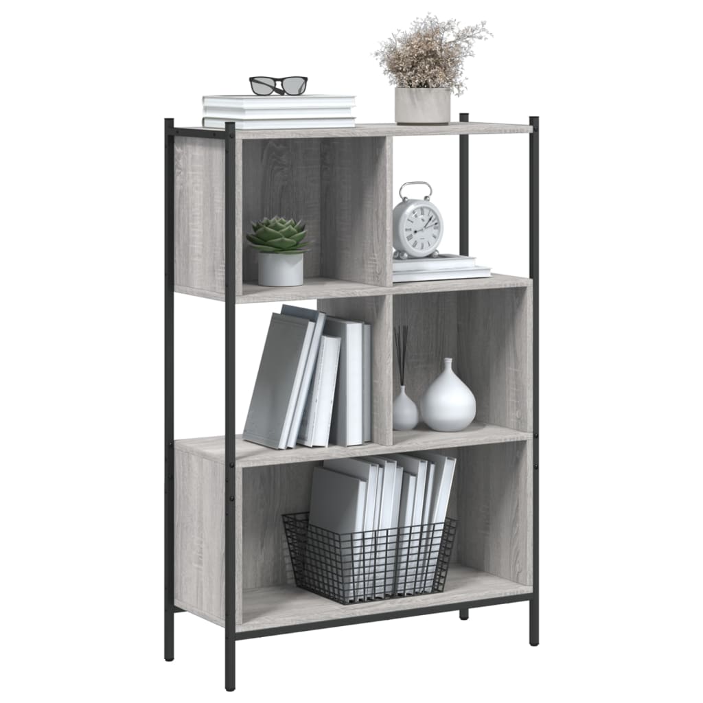 Regal za knjige boja hrasta 72x28x109 cm konstruirano drvo