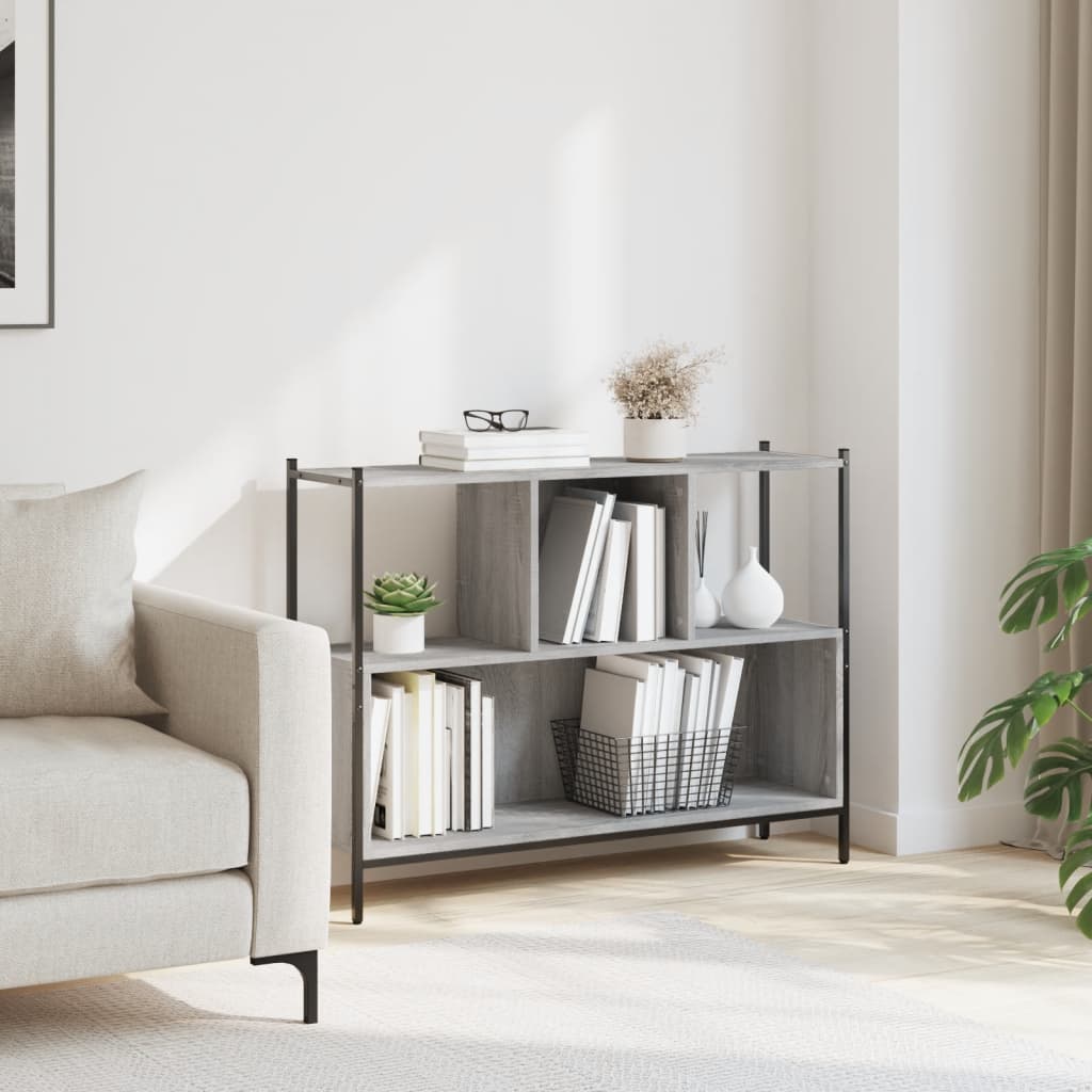 Regal za knjige boja hrasta 102x28x77,5 cm konstruirano drvo