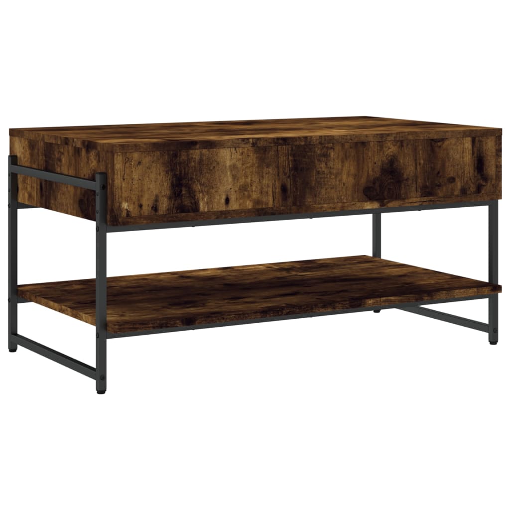 Stolić za kavu boja hrasta 90x50x45 cm konstruirano drvo