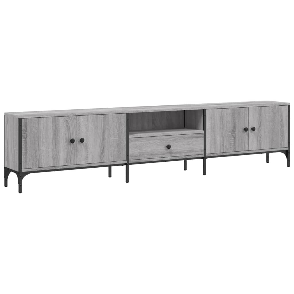 TV ormarić s ladicom boja hrasta 200x25x44 cm konstruirano drvo