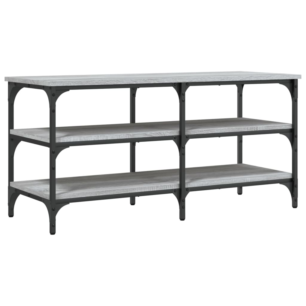 Klupa za cipele boja hrasta 100x38,5x49 cm konstruirano drvo