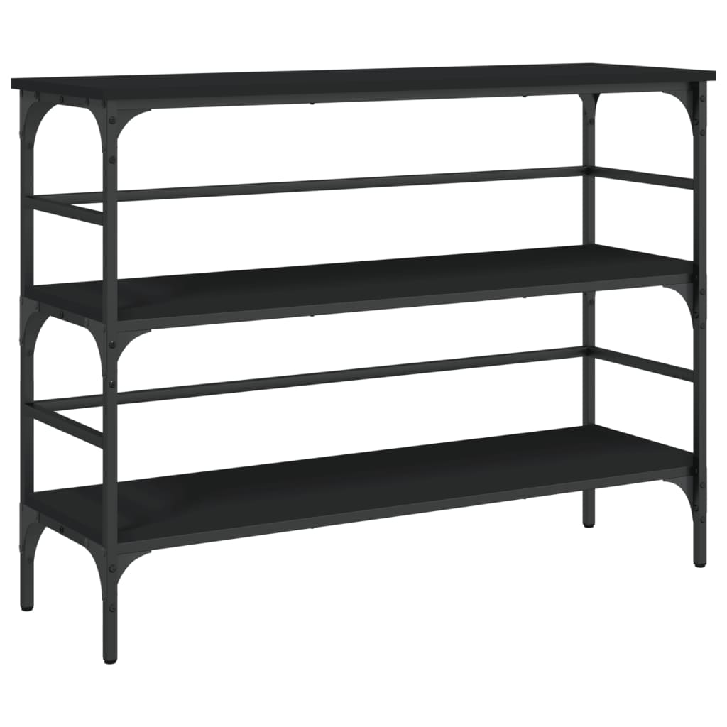 Konzolni stol crni 100 x 32 x 75 cm od konstruiranog drva