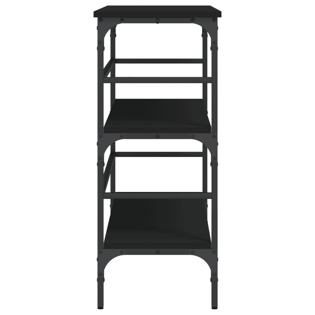 Konzolni stol crni 100 x 32 x 75 cm od konstruiranog drva
