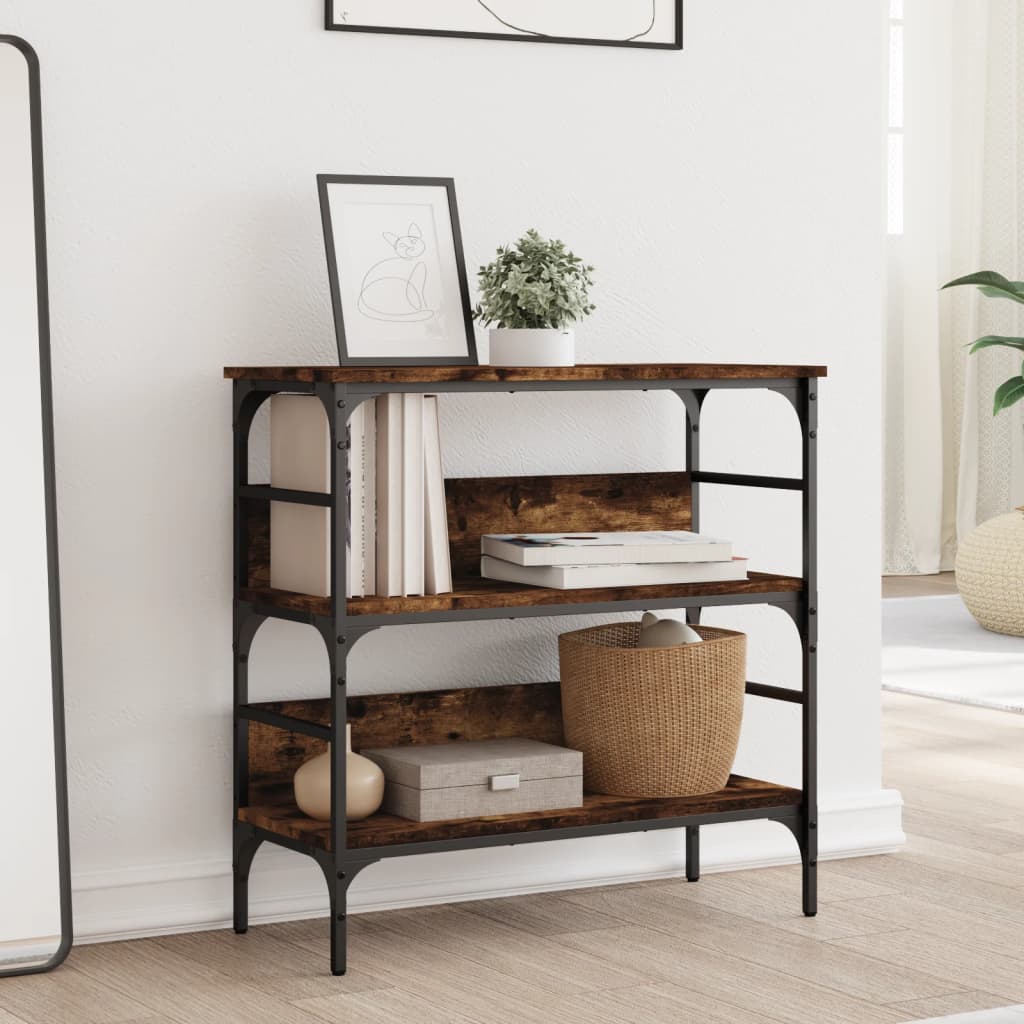 Konzolni stol boja hrasta 75 x 32 x 75 cm konstruirano drvo