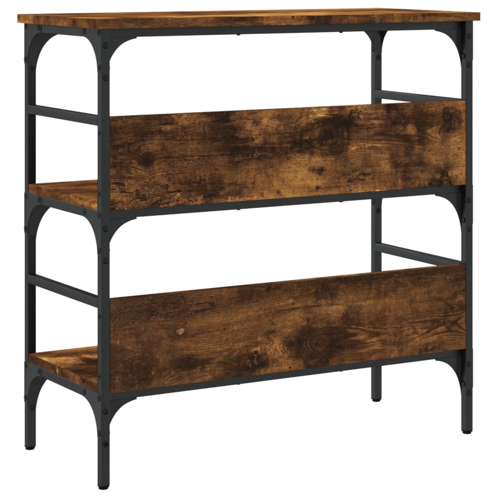 Konzolni stol boja hrasta 75 x 32 x 75 cm konstruirano drvo